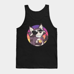 raccoon cute and lovely animal Tank Top